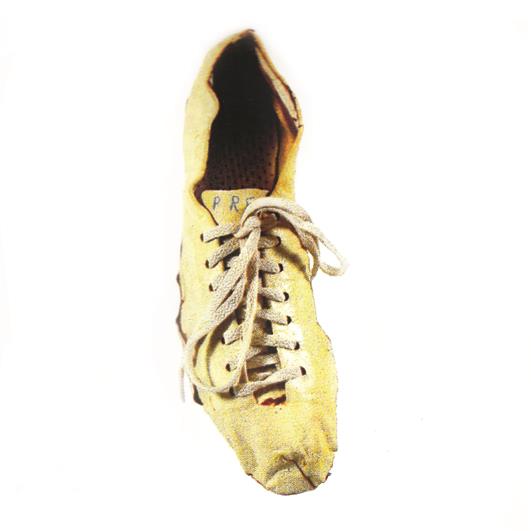 Picture of Steve Prefontaines shoe © National Geographic